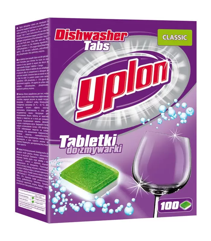 Indaplovių tabletės YPLON CLASSIC, 100 vnt.