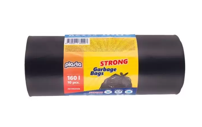 Šiukšlių maišai PLASTA 160L/10 vnt.