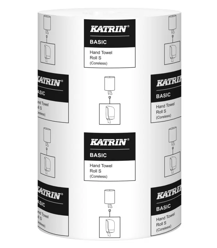 Ruloninis rankšluostis KATRIN 475505 Basic S Coreless, 100m.