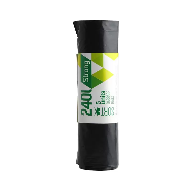 Šiukšlių maišai SORTEX, 240 L, 5 vnt.