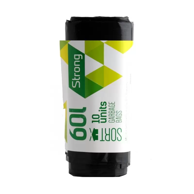 Šiukšlių maišai SORTEX, 60 L, 10 vnt.